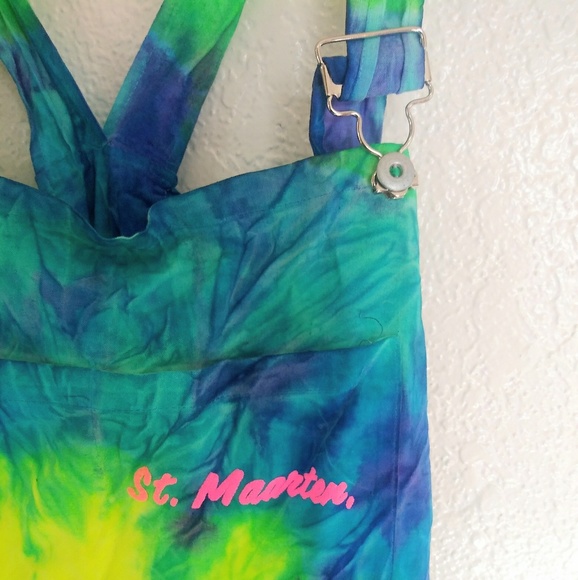 [ tie dye overall romper one size ] - Picture 6 of 8